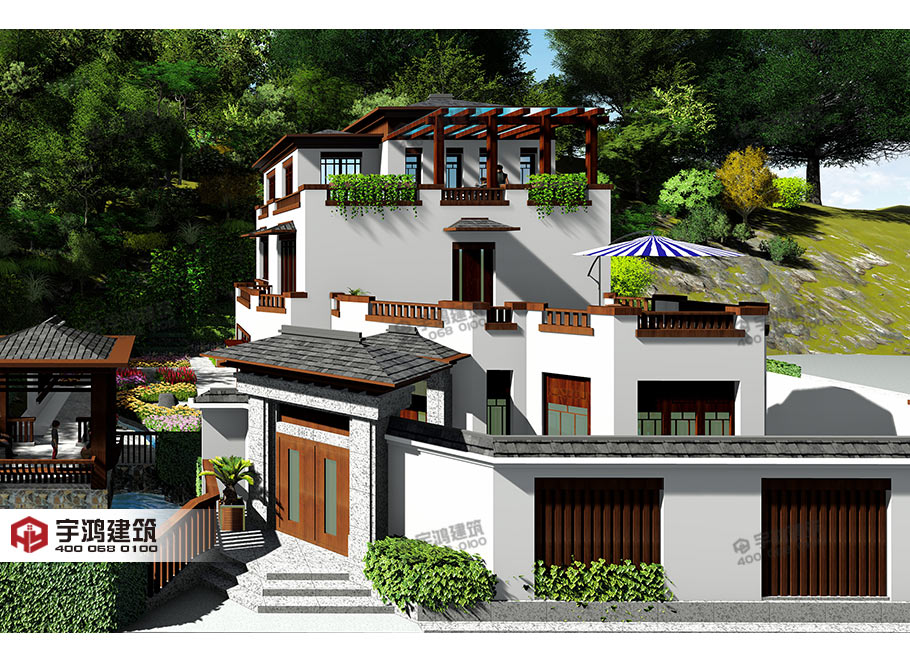 17x11米新中式別墅設(shè)計(jì)圖紙