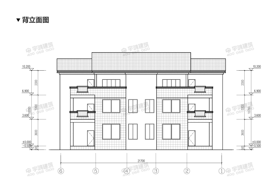 新中式豪華氣派新農(nóng)村別墅設(shè)計圖