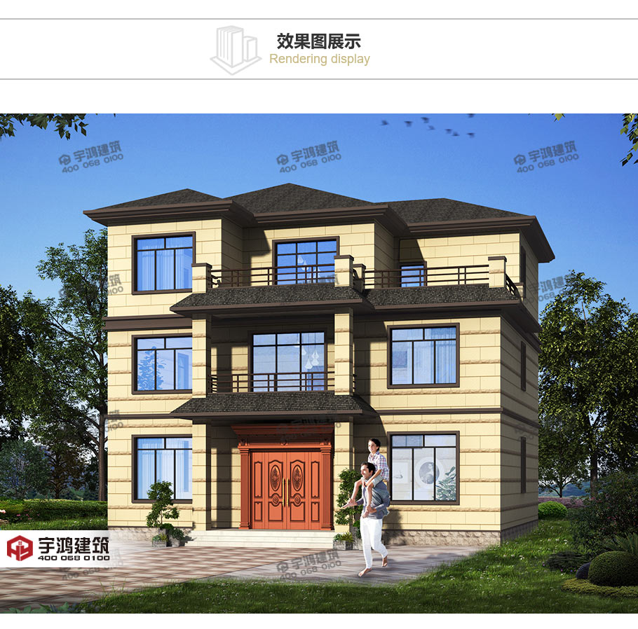 30萬樸素農(nóng)村別墅設(shè)計(jì)圖紙及效果圖