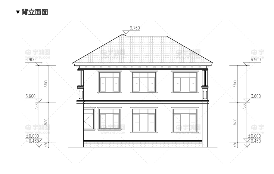 帶地下室20萬二層農(nóng)村小別墅樓設(shè)計(jì)圖紙及效果圖