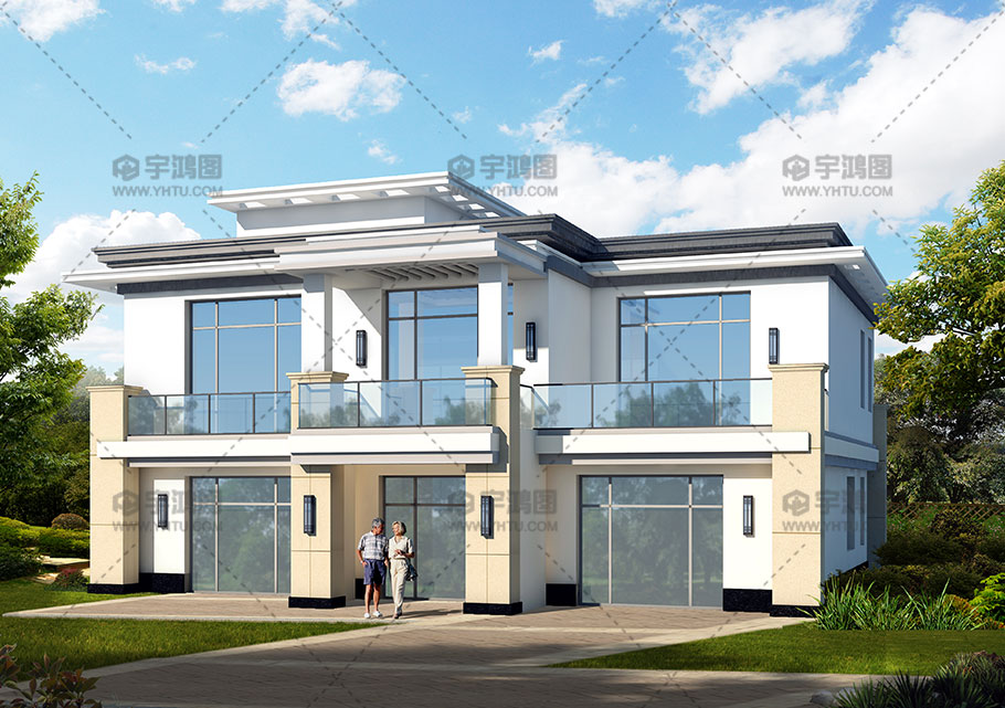 175平現代新農村復式小別墅設計圖