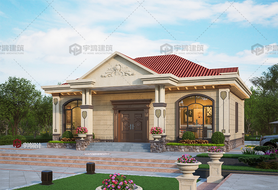 歐式磚混結(jié)構(gòu)占地149平別墅設(shè)計(jì)圖紙