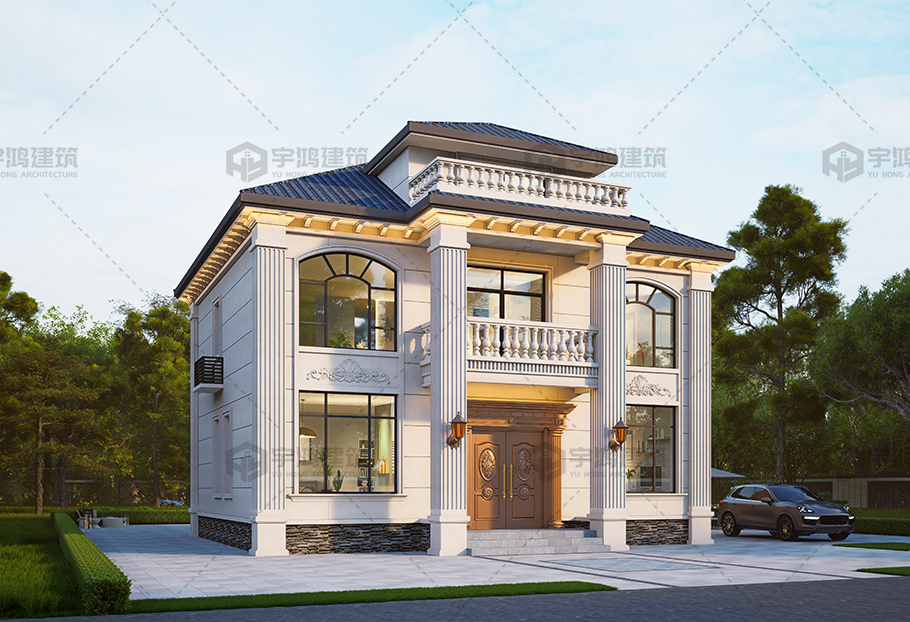 11.76x11.26米的二層歐式別墅全套圖紙